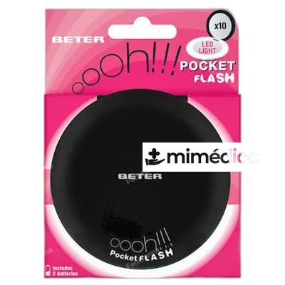 OHH POCKET FLASH CON LUZ Y AUMENTO NEGRO NA BETER