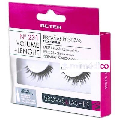 PESTANAS POSTIZAS 231 VOLUMEN LONGITUD NA BETER