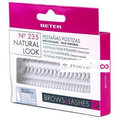 PESTANAS POSTIZAS 235 INDIVIDUALES LOOK NATURAL NA BETER