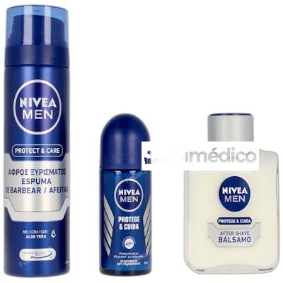 SET ESPUMA DE AFEITAR 200 ML 3 PIEZAS NA NIVEA