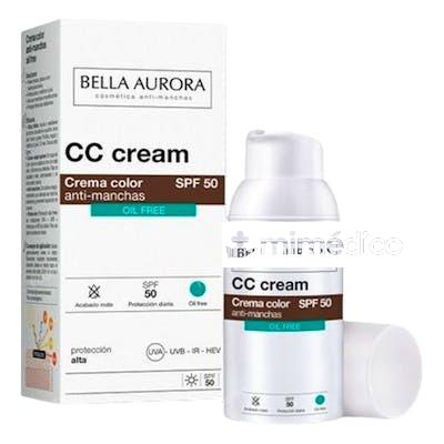 CC CREAM ANTIMANCHAS OIL FREE SPF 50 30 ML NA BELLA AURORA