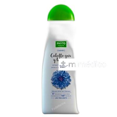 CHAMPU CABELLOS GRIS BLANCO 400 ML NA PHYTO NATURE