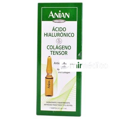 ACIDO HIALURONICO COLAGENO 7 AMPOLLAS X 1 ML 40 GR ANIAN