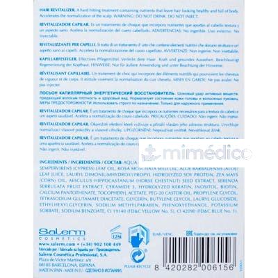 REVITALIZADOR CAPILAR AMPOLLAS 4 X 13 ML NA SALERM