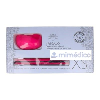 XS SET PLANCHA ROSA FLUOR Y CEPILLO NA AGV
