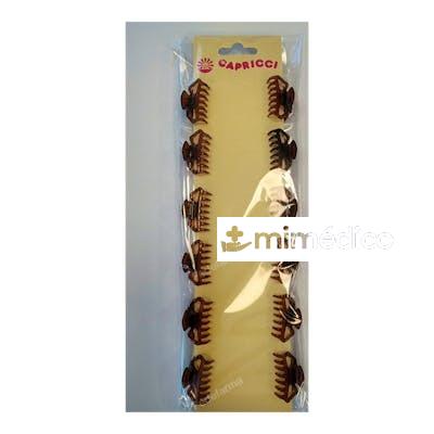 PINZA CLASICA PEQUEÑA CONCHA 12 UNIDADES BRUSI