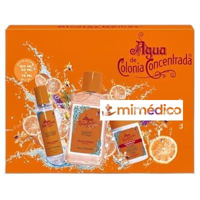AGUA DE COLONIA CONCENTRADA EAU D ORANGE SET 3 PIEZAS NA ALVAREZ GOMEZ