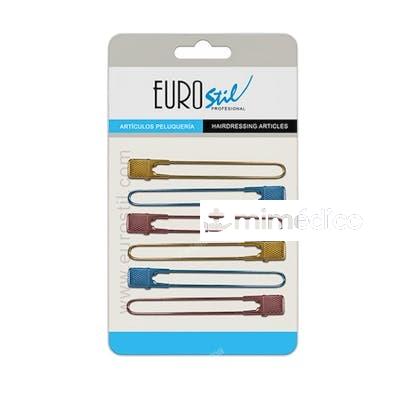 PINZA METAL COLORES 6 UDS NA EUROSTIL
