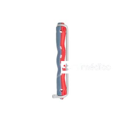 BIGUDIES BICOLOR ONDULADO ROJO AZUL 12 UDS NA EUROSTIL