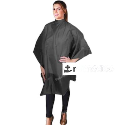 PEINADOR VELCRO 136 X 124 CM NEGRO EUROSTIL