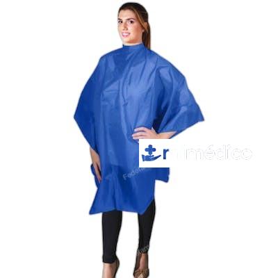 PEINADOR VELCRO 136 X 124 CM AZUL EUROSTIL