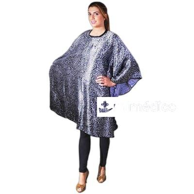 CAPA CORTE LEOPARDO BLANCO NEGRO NYLON 147 X 128 CM NA EUROSTIL