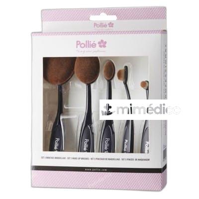 SET CEPILLOS DE MAQUILLAJE 5 UNIDADES NA EUROSTIL