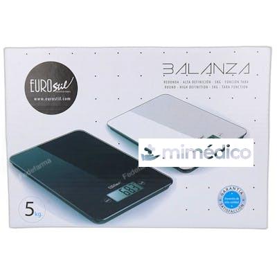 BALANZA DIGITAL NEGRA RECTANGULAR 5 KG NA EUROSTIL