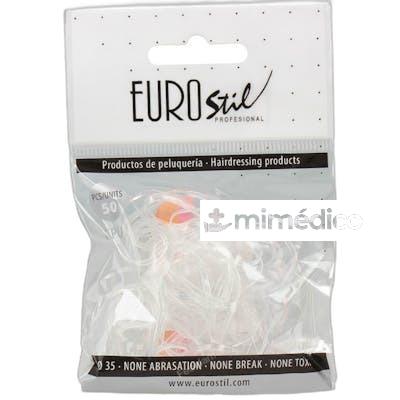 BOLSA GOMAS 50 UNIDADES TRANSPARENTE EUROSTIL