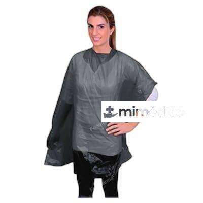 CAPA DESECHABLE NEGRO 130 X 126 CM 30 UNIDADES NA EUROSTIL