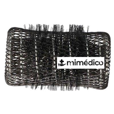 BOLSA RULOS MALLA NEGRO 40 MM 6 UNIDADES NA EUROSTIL