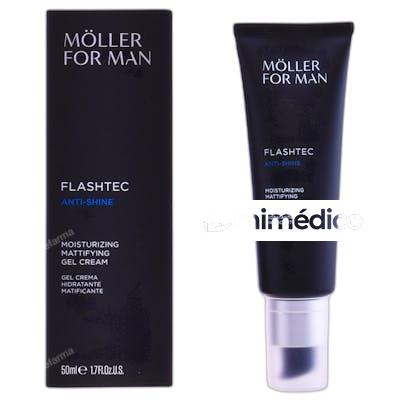 FOR MAN FLASHTEC ANTI SHINE MOISTURIZING MATTIFYNG GEL CREAM ANNE MOLLER