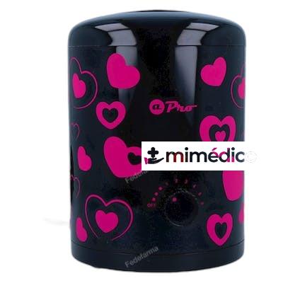 MINI FUSOR DE CERA NEGRO CORAZONES 165 ML NA ALBI