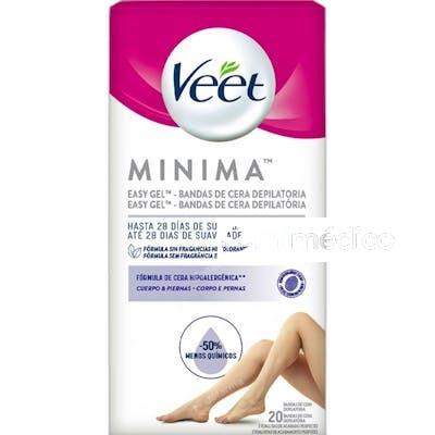 BANDAS CERA DEPILATORIA CORPORAL MINIMA HIPOALERGENICAS 20 U VEET