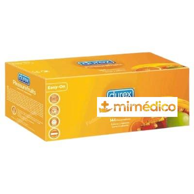 PRESERVATIVOS PLEASUREFRUITS 144 UDS SABORES MIXTOS NA DUREX