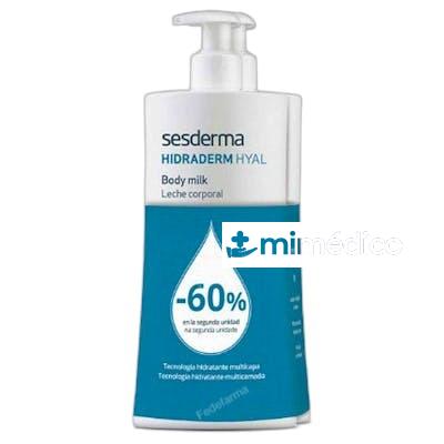 SET HIDRADERM HYAL LECHE CORPORAL 2 X 400 ML NA SESDERMA