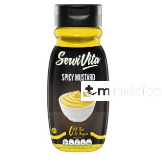 SALSA ZERO 320 ML MOSTAZA PICANTE SERVIVITA SERVIVITA