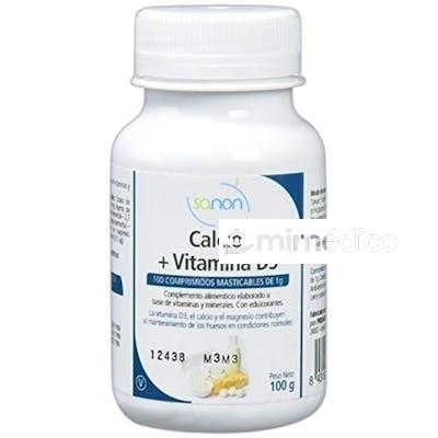 CALCIO VITAMINA D3 1 GR 100 COMP 125 GR SANON