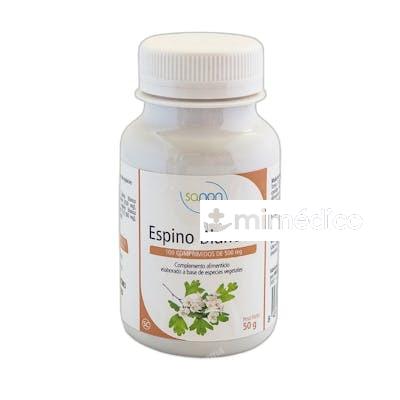 ESPINO BLANCO 500 MG 100 COMP 70 GR SANON