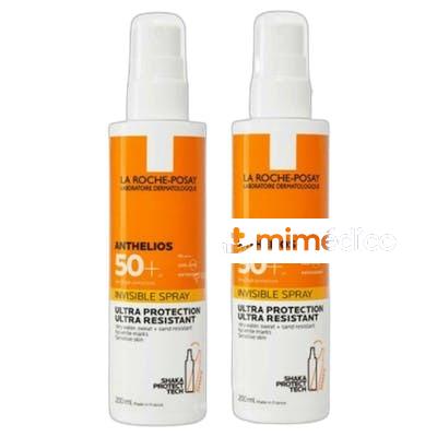 ANTHELIOS SPRAY INVISIBLE PROTECCION SOLAR SPF50 200 ML 2 UN LA ROCHE POSAY