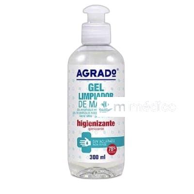 GEL LIMPIADOR DE MANOS HIGIENIZANTE 300 ML NA AGRADO