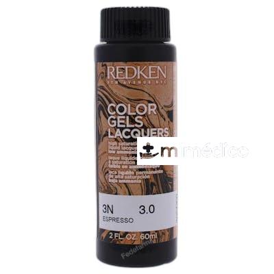 COLOR GEL LACQUERS LACA LIQUIDA PERMANENTE 60 ML 3N ESPRESSO REDKEN