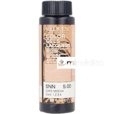 COLOR GEL LACQUERS LACA LIQUIDA PERMANENTE 60 ML 5NN CAFE MO REDKEN