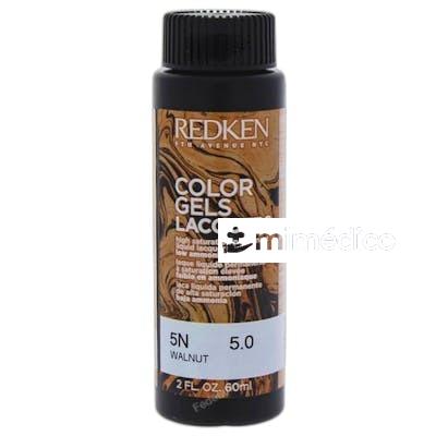 COLOR GEL LACQUERS LACA LIQUIDA PERMANENTE 60 ML 5N WALNUT REDKEN