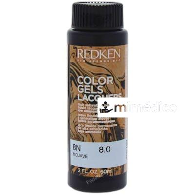 COLOR GEL LACQUERS LACA LIQUIDA PERMANENTE 60 ML 8N MOJAVE REDKEN