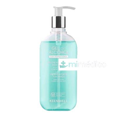 GEL HIDRALCOHOLICO DE MANOS CON DEXPANTHENOL 500ML KEENWELL