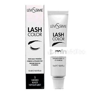 LASH COLOR TINTE CEJAS Y PESTAÑAS 1 NEGRO 15ML LEVISSIME