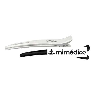 BIFULL PINZA PLASTICO BLANCA Y NEGRA 6 UDS. BIFULL