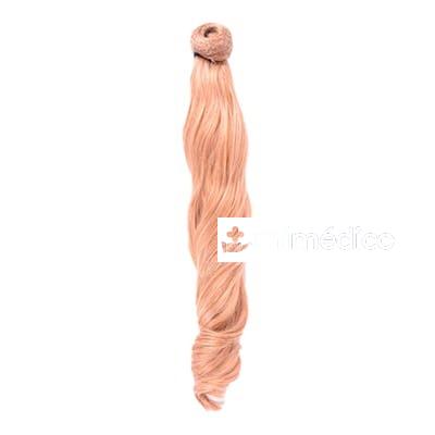 COLETA RIZADA MECHAS 50CM MOD 27-613 RUBIO CLARO/RUBIO PLATI BIFULL