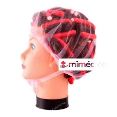 BIFULL GORRO REDECILLA ROSA DE NOCHE CON CINTA BIFULL