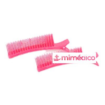 PINZAS CON PEINE ROSA 2 UNIDADES NA BIFULL