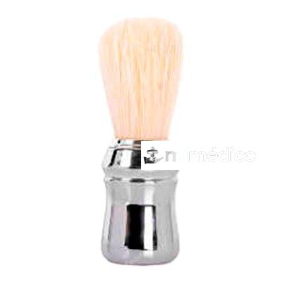 BIFULL BROCHA DE AFEITAR MANGO PLASTICO PLATEADO PELO JABALI BIFULL