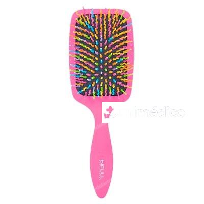 CEPILLO RAQUETA RAINBOW ROSA BIFULL BIFULL