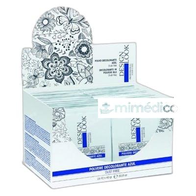 POLVO DECOLORANTE AZUL DUSTFREE CAJA 24 UNIDADES NA DESIGN LOOK