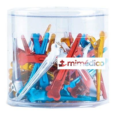 BIFULL PINZAS SEPARACION ALUMINIO COLORES LISS CLIPS BOTE 50 BIFULL