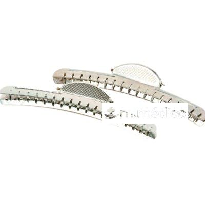BIFULL PINZA GRAPA PARA ONDAS PLATA PACK 6UDS BIFULL