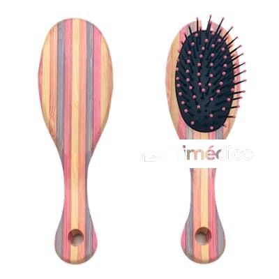 BIFULL CEPILLO MINI STRIPED BAMBOO OVALADO PUA PLASTICO BIFULL