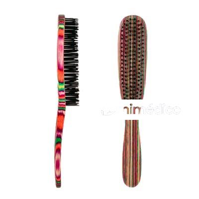 BIFULL CEPILLO RECTANGULAR STRIPED WOOD PURPLE BIFULL