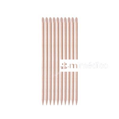 PALITOS DE MADERA MANICURA ORANGE STICK 10 UDS 120 MM BIFULL