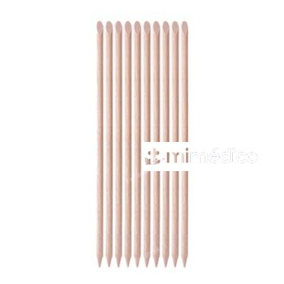 PALITOS DE MADERA MANICURA ORANGE STICK 10 UDS 150 MM BIFULL